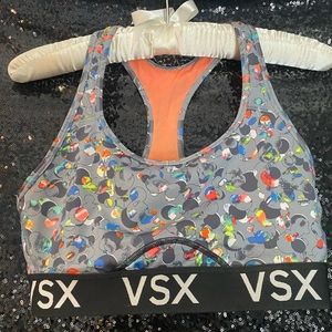 Victorias Secret sport bra. Size medium. Bubble print.